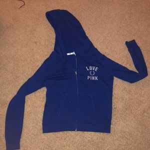 Lightweight zip-up hoodie